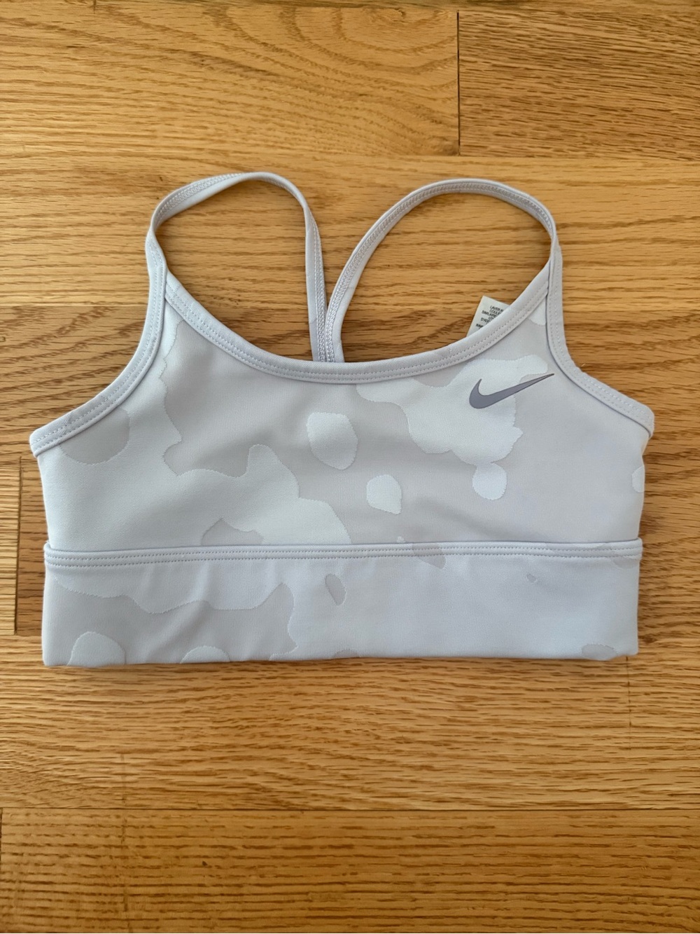 Nike Girls Purple Camo Sports Bra